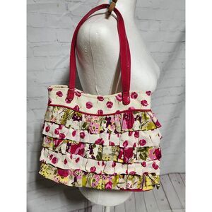 Vera Bradley Cha Cha Ruffle Handbag Make Me Blush